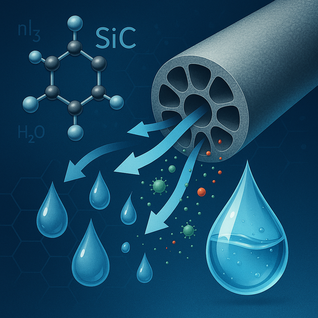 فناوری فیلترهای سرامیکی SiC در تصفیه آب و پساب: تحولی نوین در صنعت آب