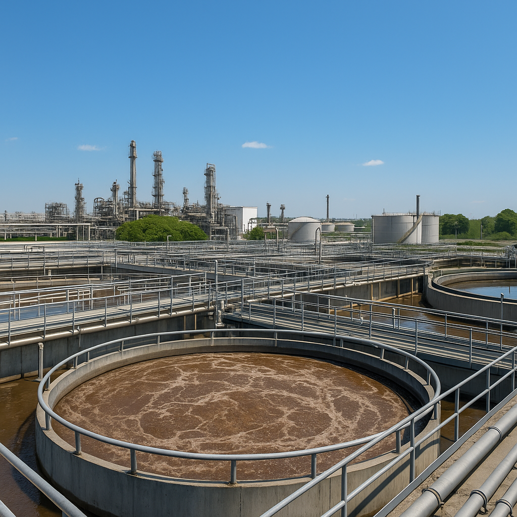 7 مرحله کلیدی در طراحی تصفیه‌خانه فاضلاب صنعتی